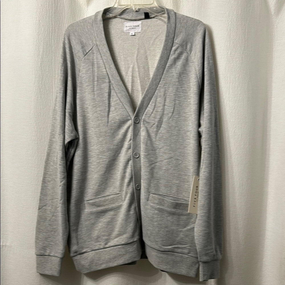 NWT Five Four Men’s “Hector” Button-Up Sweatshirt | Size XL